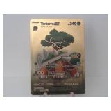 Pokemon Rare Gold Torterra EX