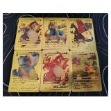 Pokemon Rare Gold Foil Cards Lot