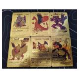 Pokemon Rare Gold Foil Cards Lot