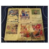 Pokemon Rare Gold Foil Cards Lot