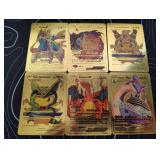 Pokemon Rare Gold Foil Cards Lot