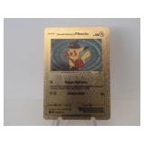Pokemon Rare Gold Special Delivery Pikachu