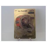 Pokemon Rare Gold Iron Treads EX