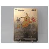 Pokemon Rare Gold Pikachu
