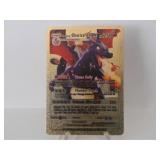 Pokemon Rare Gold Charizard GX