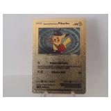 Pokemon Rare Gold Special Delivery Pikachu