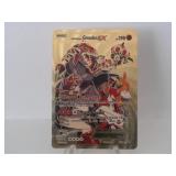 Pokemon Rare Gold Groudon EX