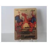 Pokemon Rare Gold Charizard V