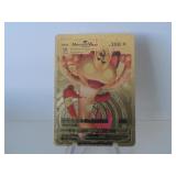 Pokemon Rare Gold Meowth Vmax
