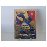 Pokemon Rare Gold Charizard GX