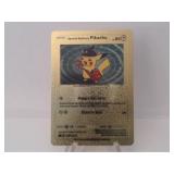 Pokemon Rare Gold Special Delivery Pikachu