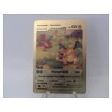 Pokemon Rare Gold Charizard, Charmander GX
