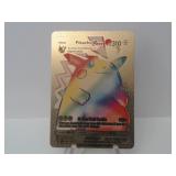 Pokemon Rare Gold Pikachu Vmax Rainbow