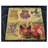 Pokemon Rare Gold Foil Cards Lot