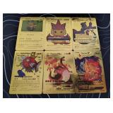 Pokemon Rare Gold Foil Cards Lot