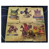 Pokemon Rare Gold Foil Cards Lot