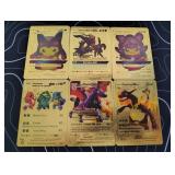Pokemon Rare Gold Foil Cards Lot