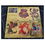 Pokemon Rare Gold Foil Cards Lot