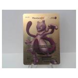 Pokemon Rare Gold Mewtwo EX