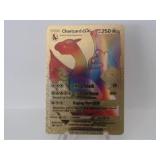 Pokemon Rare Gold Charizard GX Rainbow