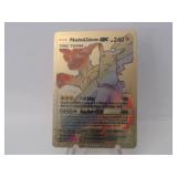 Pokemon Rare Gold Pikachu & Zekrom GX Rainbow