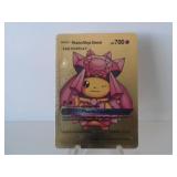 Pokemon Rare Gold Pikachu Mega Diancie