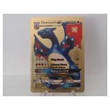 Pokemon Rare Gold Charizard GX