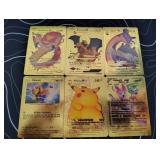 Pokemon Rare Gold Foil Cards Lot