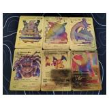 Pokemon Rare Gold Foil Cards Lot