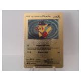 Pokemon Rare Gold Special Delivery Pikachu