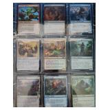 Magic the Gathering Rare Holo Cards in Sheet