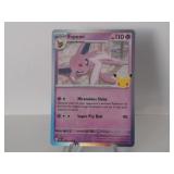 Pokemon Rare Espeon Holo Stamped