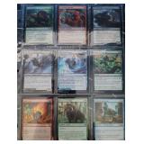 Magic the Gathering Rare Holo Cards in Sheet
