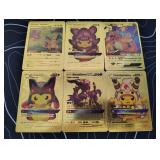 Pokemon Rare Gold Foil Cards Lot