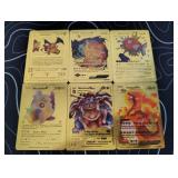Pokemon Rare Gold Foil Cards Lot