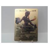 Pokemon Rare Gold Mewtwo GX