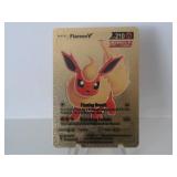 Pokemon Rare Gold Flareon V