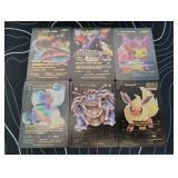 Pokemon Rare Black Foil Cards Lot