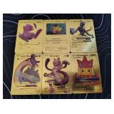 Pokemon Rare Gold Foil Cards Lot
