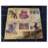 Pokemon Rare Gold Foil Cards Lot