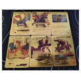 Pokemon Rare Gold Foil Cards Lot