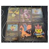 Pokemon Rare Black Foil Cards Lot