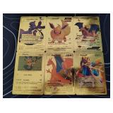 Pokemon Rare Gold Foil Cards Lot