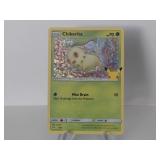 Pokemon Rare Chikorita Holo Stamped
