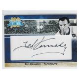 TED KENNEDY BLUE & WHITE 100TH PAPERCUTS AUTO