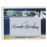 HOWIE MEEKER BLUE & WHITE 100TH PAPERCUTS AUTO