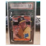 MARK McGWIRE GRADED 8.5 NMM+ 1987 DONRUSS ROOKIE