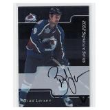 BRAD LARSEN 2002 SIGNATURE SERIES VAULT AUTOGRAPH