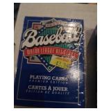 BASEBALL PLAYING CARDS- PICS OF PLAYER ON CARDS-