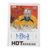 MAGNUS HELLBERG 2013-14 SCORE HOT ROOKIES AUTO